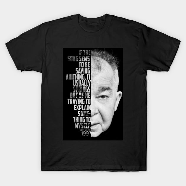 John Prine #6 T-Shirt by archila